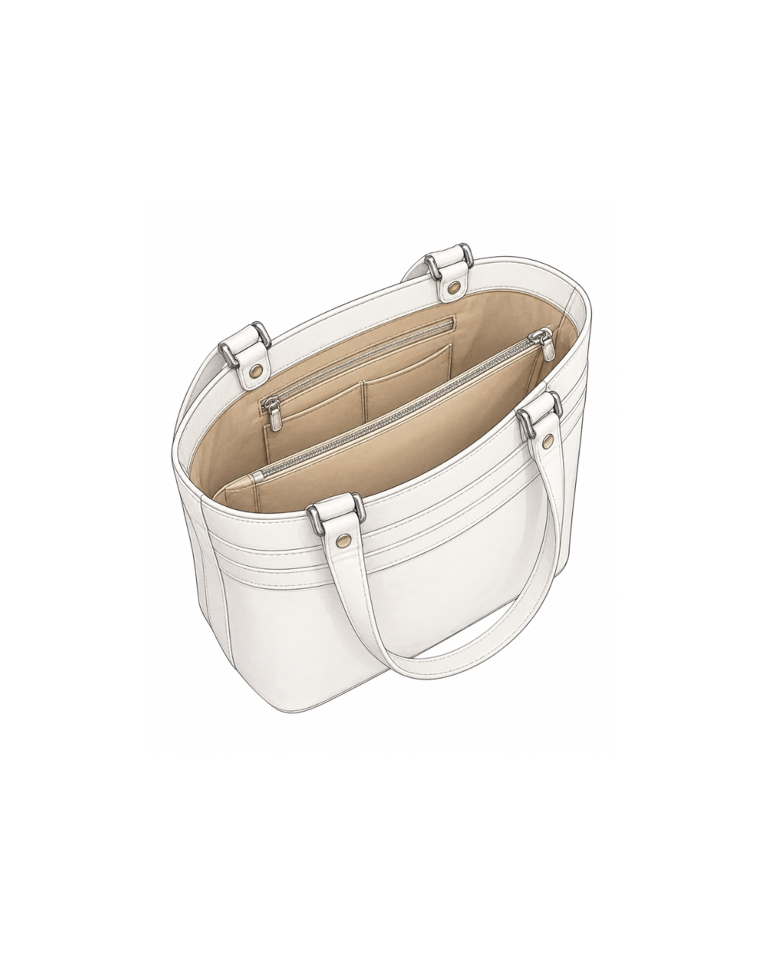 Dámská elegantní shopper / crossbody kabelka Karen