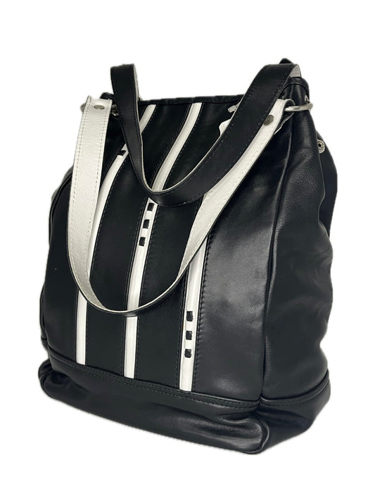 Dámská kožená kabelka - hobo bag