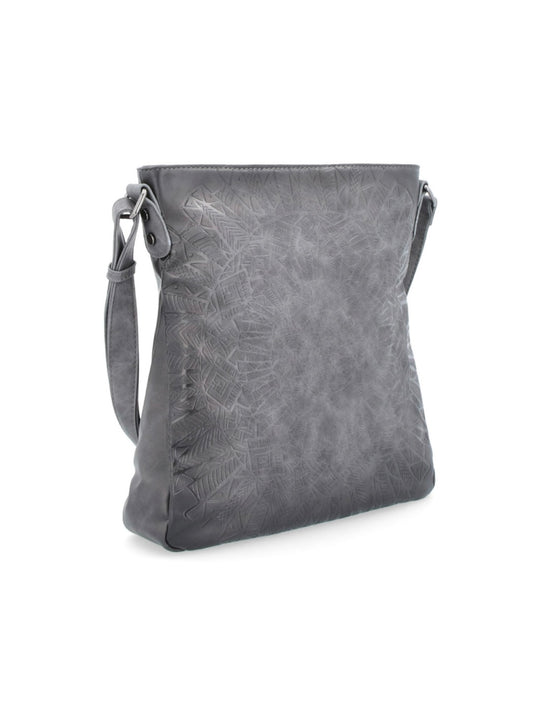 Dámská šedá crossbody s motivem mandaly