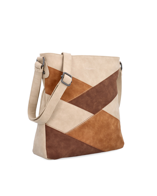 Originální crossbody kabelka Tangerin v patwoch stylu na formát A4