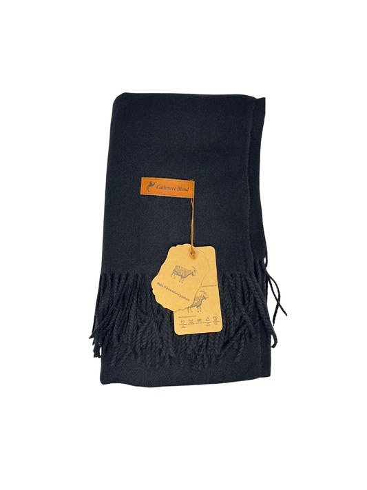 Teplý kašmírový šátek jednobarevný