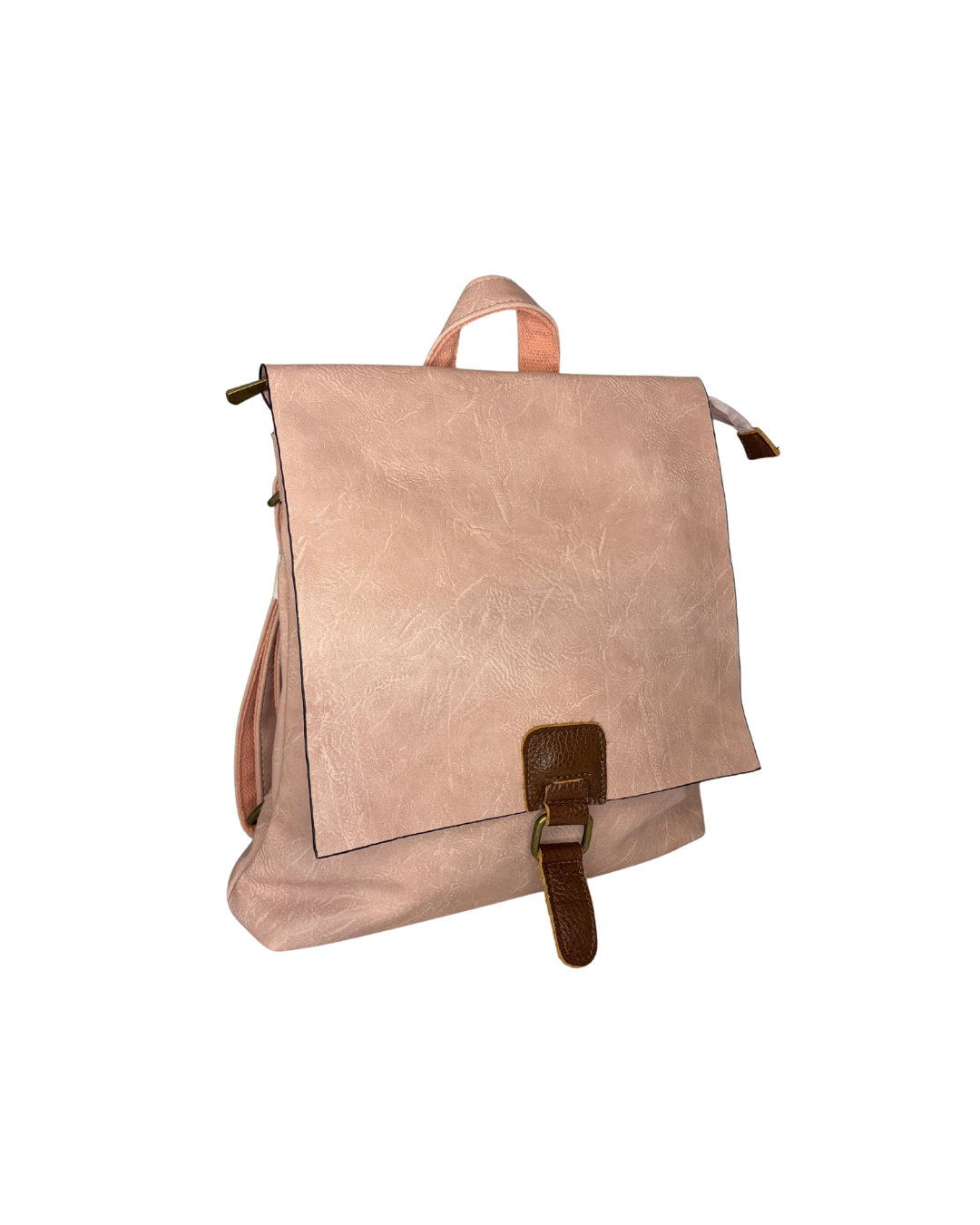 Městský měkký batoh / crossbody kabelka ze syntetické kůže