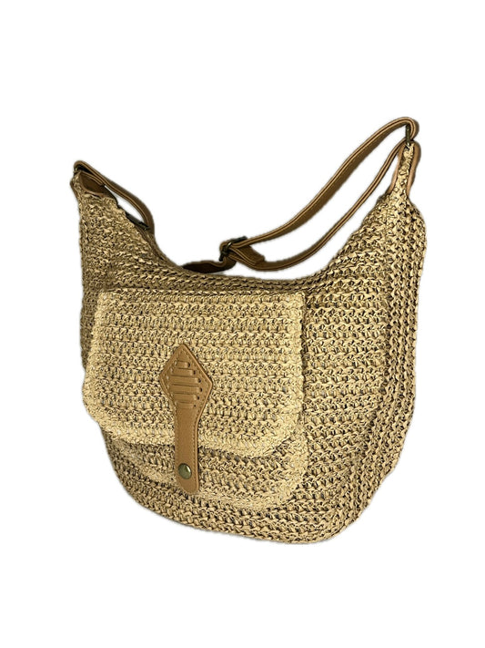 Plážová taška typu crossbody z lýka