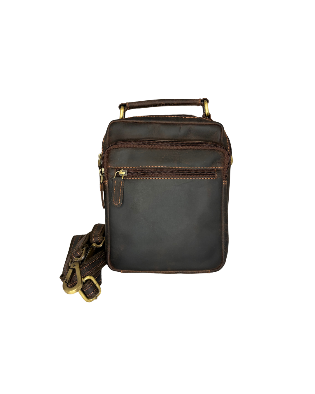 Menší pánská kožená crossbody na doklady a telefon