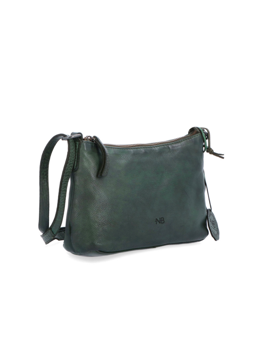 Malá kožená koňaková kabelka Noelia Bolger - crossbody