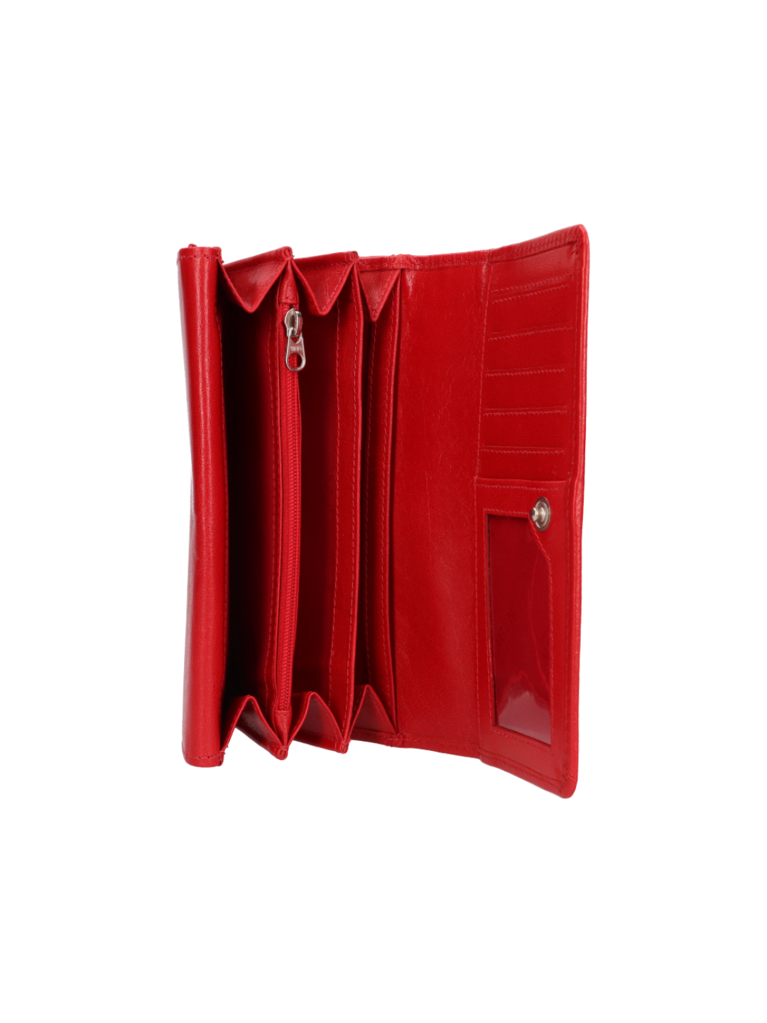 Velká červená dámská kožená peněženka LAGEN