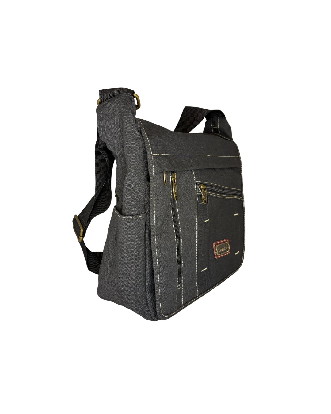 Velká pánská textilní crossbody na A4 a notebook