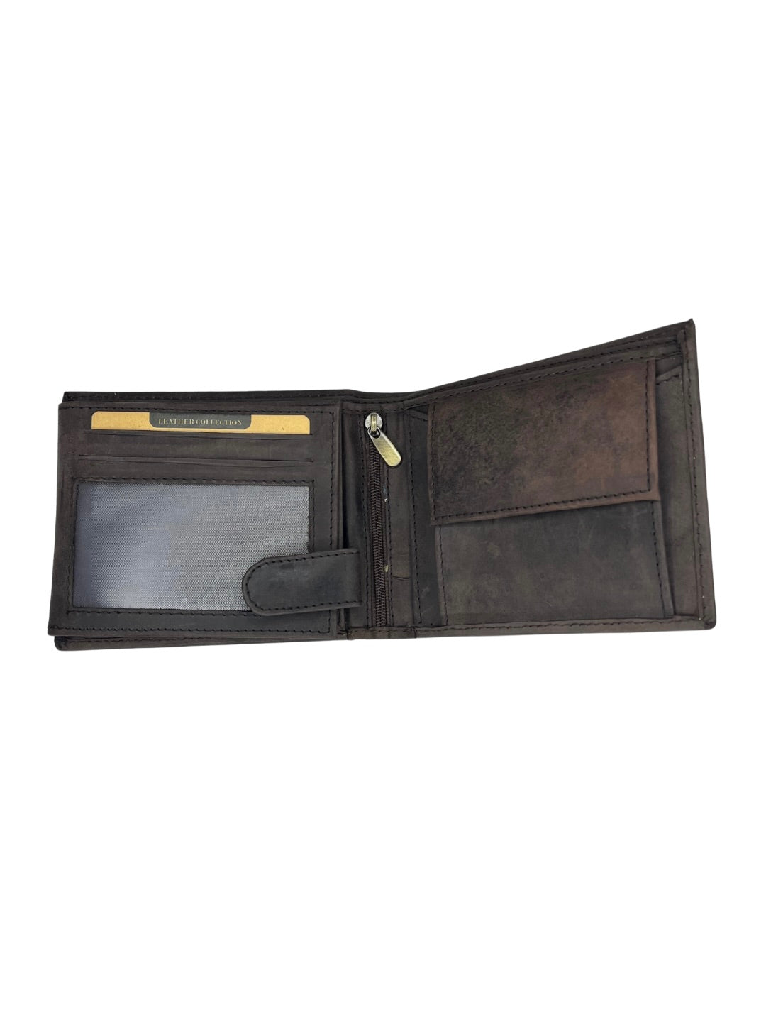 Pánská kožená peněženka pro rybáře s funkcí RFID