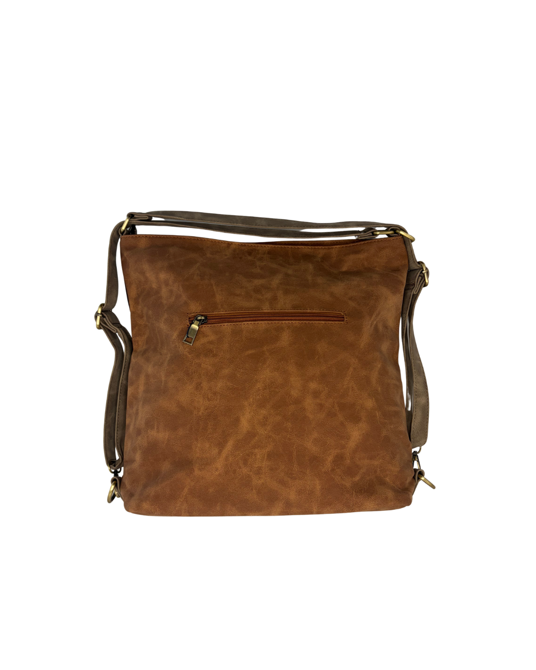 Větší dámská crossbody kabelka / batoh na formát A4