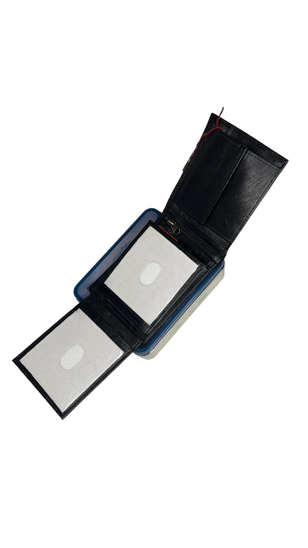 Pánská kožená peněženka s funkcí RFID v dárkovém balení s motivem motorky