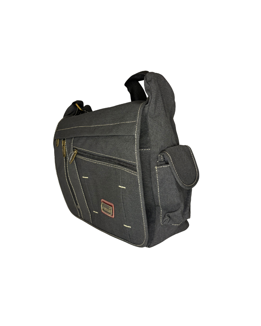 Velká pánská textilní crossbody na A4 a notebook