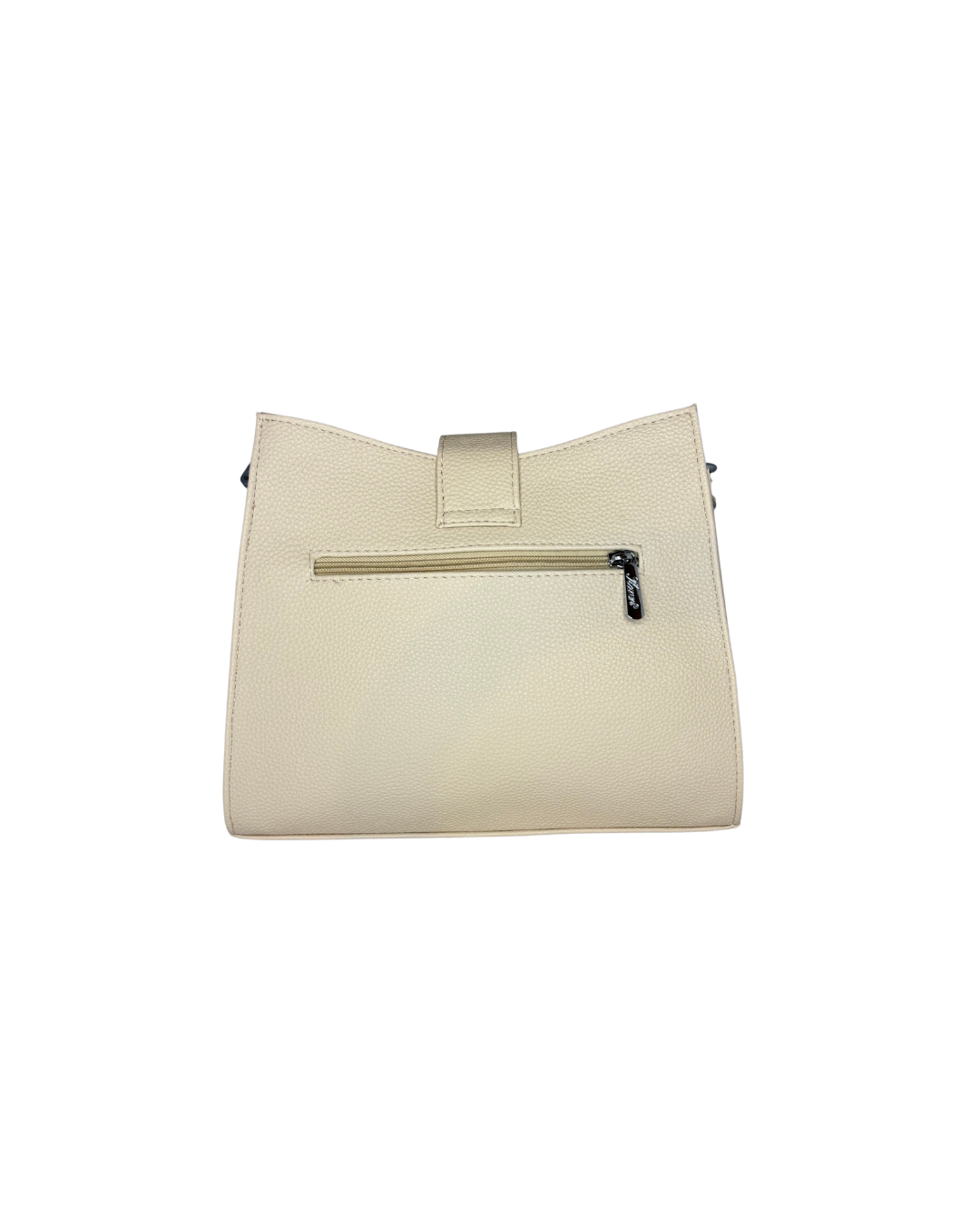 Designová crossbody kabelka Karen v kombinaci béžové a zlaté
