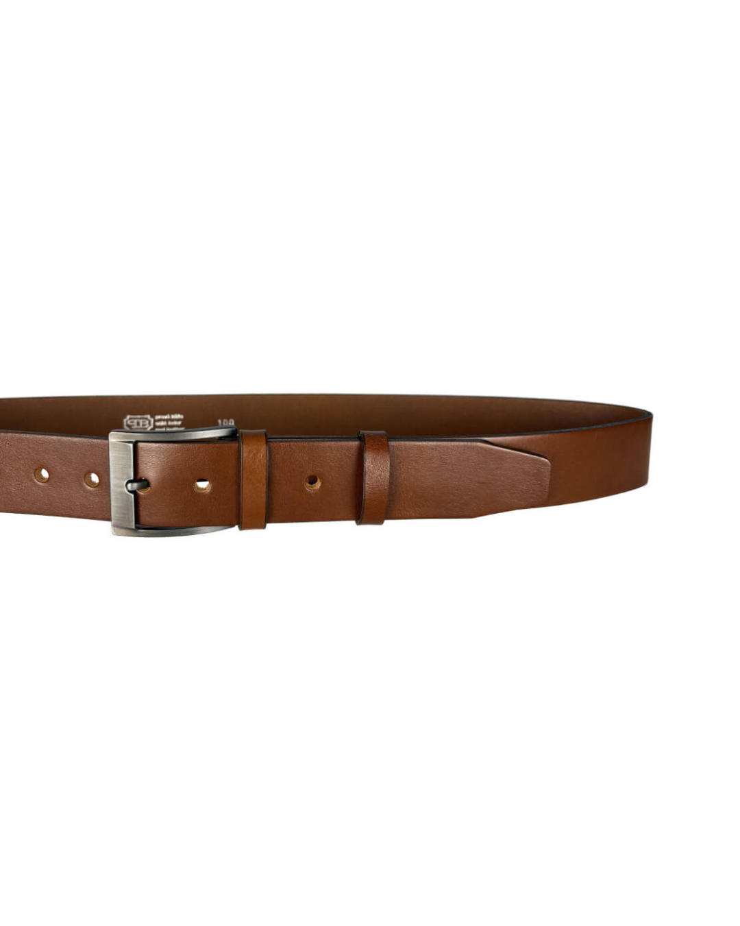 Pánský kožený opasek JEANS šířka 40 mm