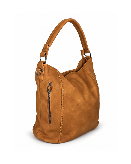 Hobo bag kabelka - ozdobné prošití