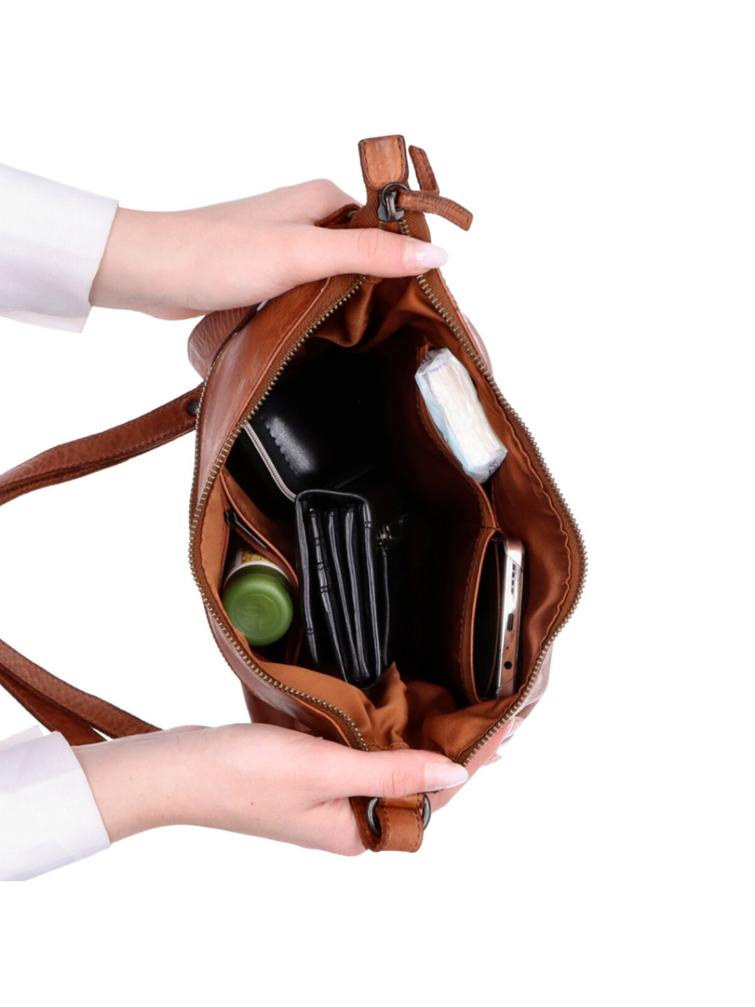 Elegantní kožená crossbody kabelka Noelia Bolger