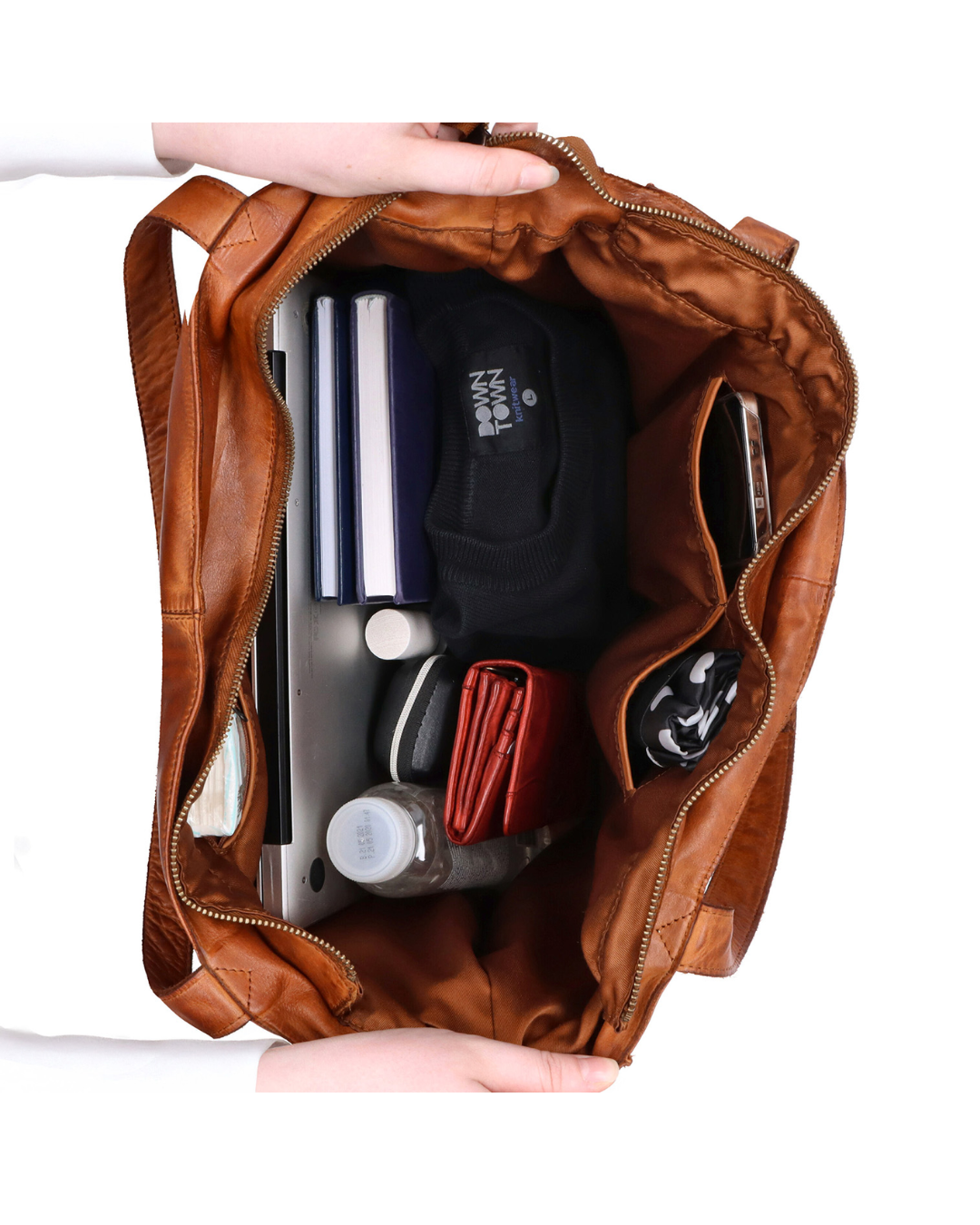 Velká kožená shopper kabelka Noelia Bolger