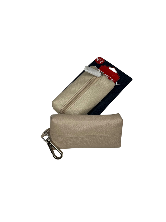 Luxusní kožená klíčenka válec