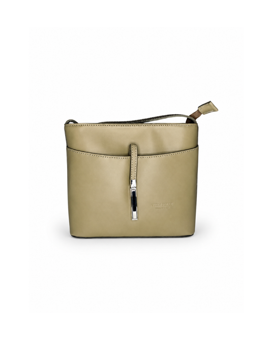 Malá kožená crossbody kabelka VERA PELLE