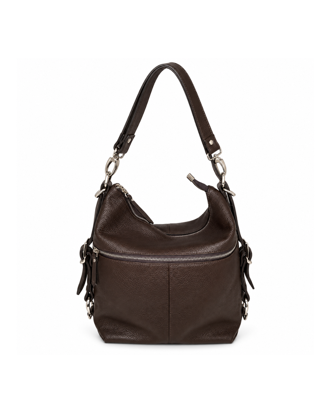 Kožená crossbody kabelka a batoh v jednom