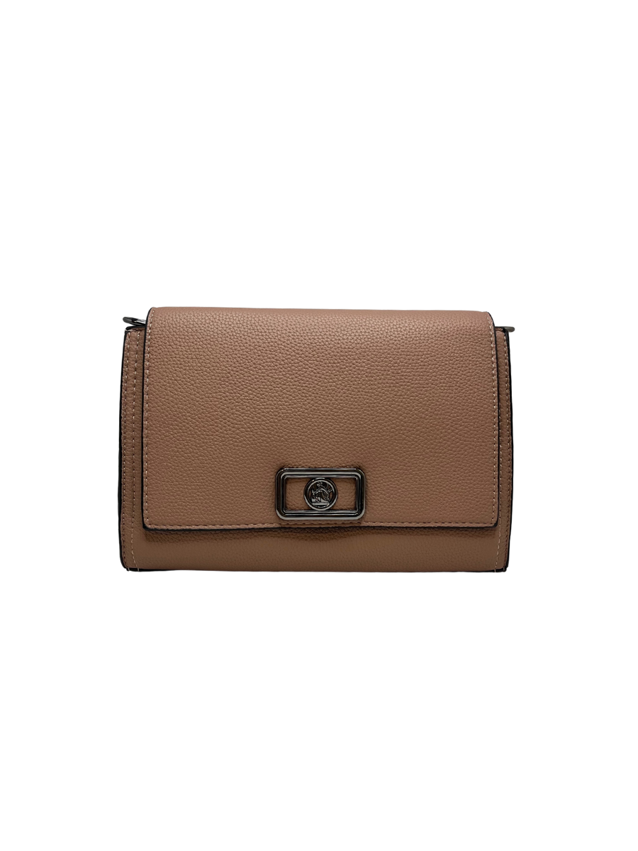 Malá crossbody kabelka / psaníčko s klopnou ze syntetické kůže