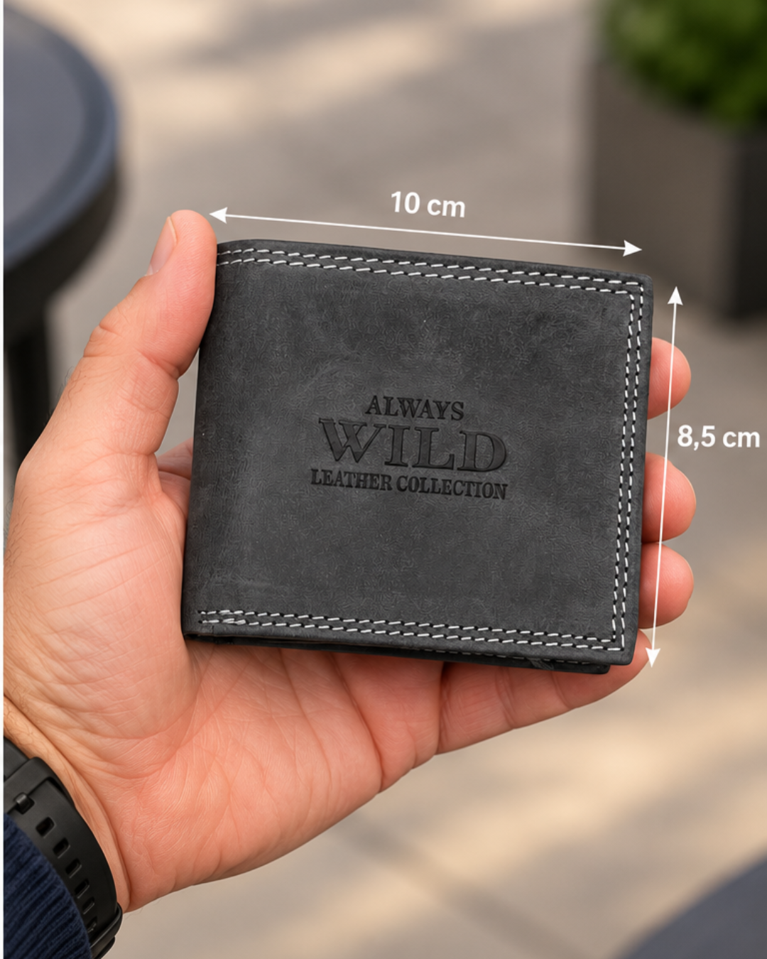 Pánská kožená peněženka Always Wild s RFID ochranou