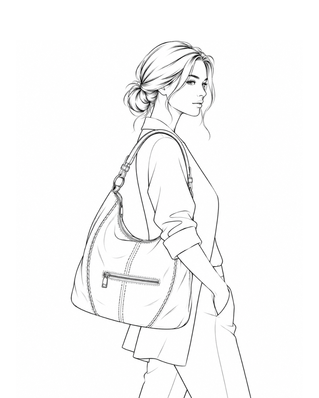 Hobo bag dámská kabelka - gondola