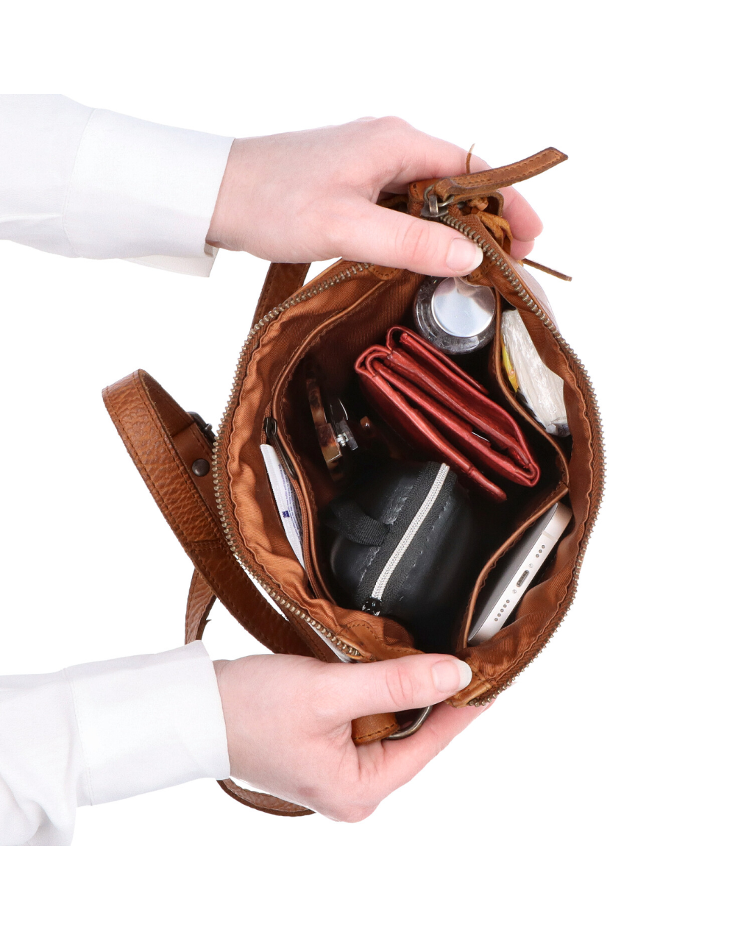 Malá kožená crossbody kabelka Noelia Bolger