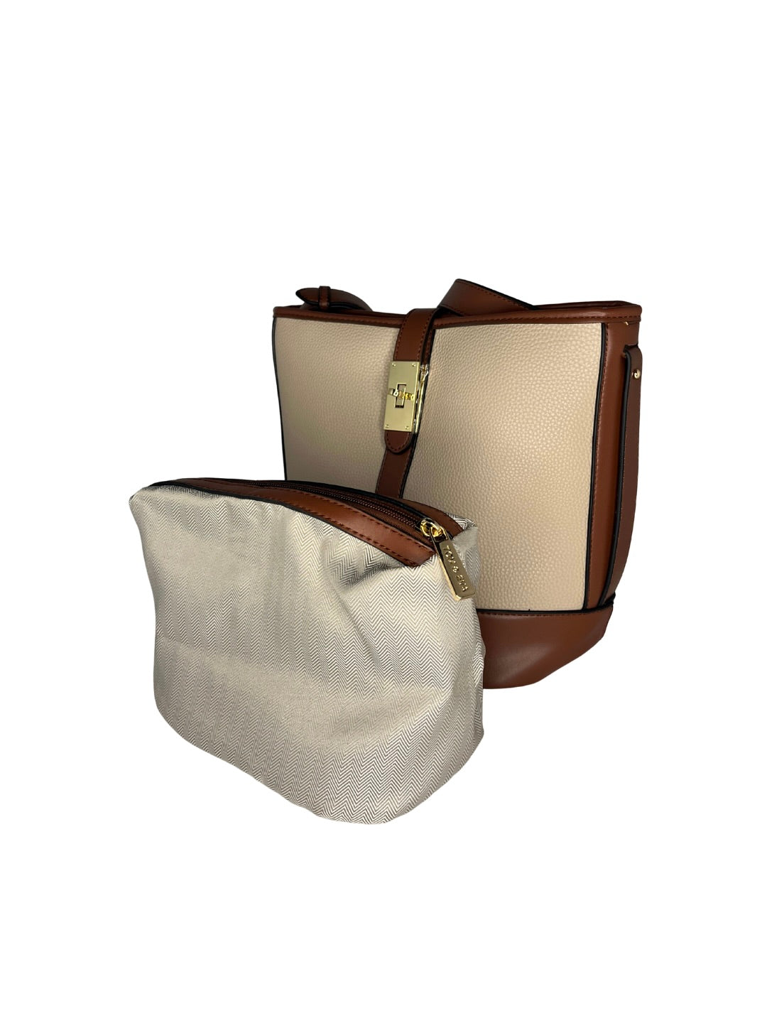 Crossbody "kyblík" s vnitřním organizérem