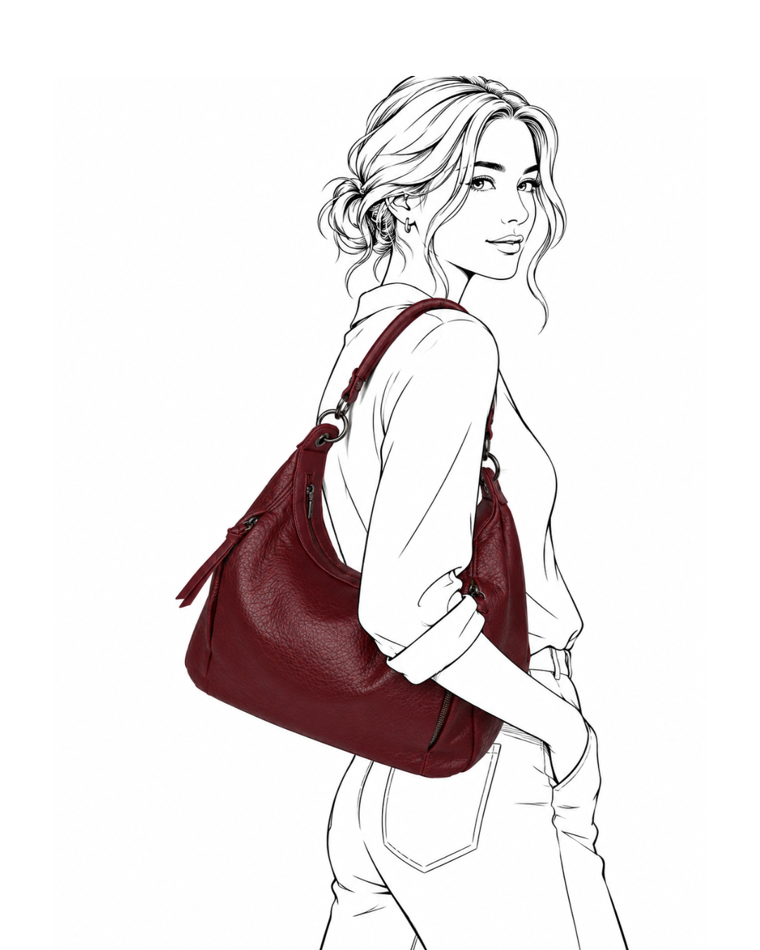 Dámská kabelka -  hobo bag