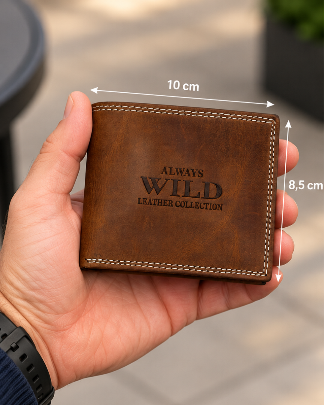 Pánská kožená peněženka Always Wild s RFID ochranou