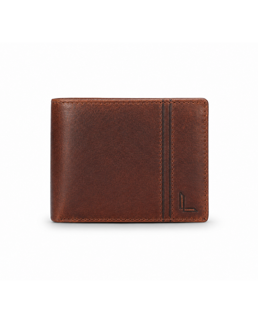 🇨🇿  Hnědá pánská kožená peněženka Lagen